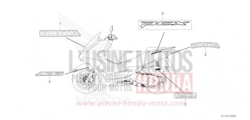 MARQUE/EMBLEME WW125AS de 2025